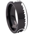 thumbnail image 4 of Whale Tungsten Carbide Ring, 4 of 9