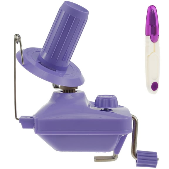 Austok Yarn Ball Winder Manual Yarn Winder Low Noise Yarn Spinner Detachable Wool Winder Lightweight Yarn Ball Spinner Knitting Yarn Ball Winder with Scissors for Yarn Wool Fiber String