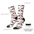 thumbnail image 4 of Vsdgher Dachshund And Hearts Crew Socks for Men & Women, Breathable Casual Athletic Ankle Socks, 4 of 6