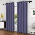 thumbnail image 6 of Lfeey Indoor/Outdoor Blackout Curtains, Grommet Window Curtains for Living Room, Dark Purple, 42 x 72 inch, 2 Panels, 6 of 6