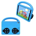 thumbnail image 5 of Allytech iPad 10.2 Case, iPad 9th 8th 7th Gen Kids Case, EVA Handle Stand Cute Car Design Shockproof Lightweight Kids Friendly Case Cover for Apple iPad 10.2 Inch 2021/2020/2019 - Blue, 5 of 5