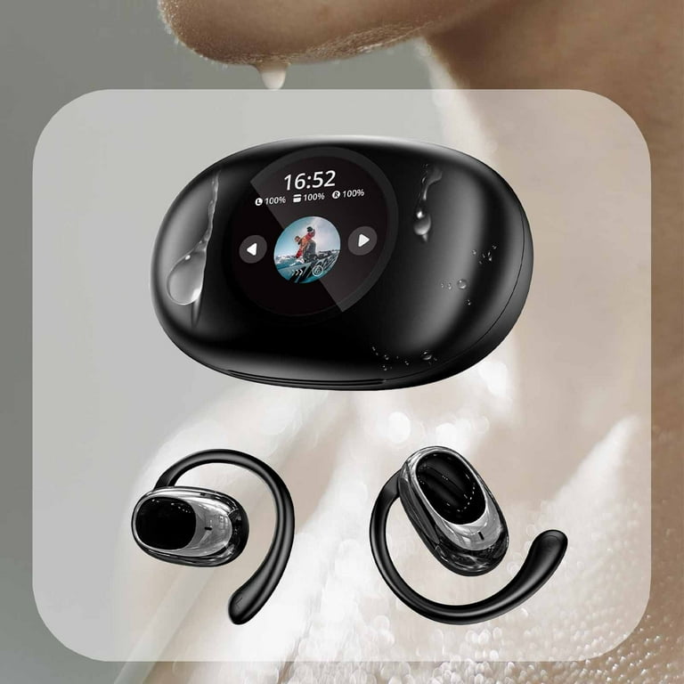 ¡Precios de Liquidación!, Auriculares Bluetooth 5.4 con pantalla de control inteligente, estilo colgante, LED, pantalla a todo color, modo de música, juego, película, cambio de modo Akmoler