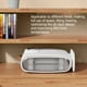 thumbnail image 4 of Xihbxyly Calefactor Portátil, Compacto, para Uso Vertical y Horizontal, Tecnología de Calefacción Eficiente, Ideal para Escritorio o Mesita de Noche, Calidez En Invierno, 220 V, 500 W de Potencia, Ta, 4 of 7