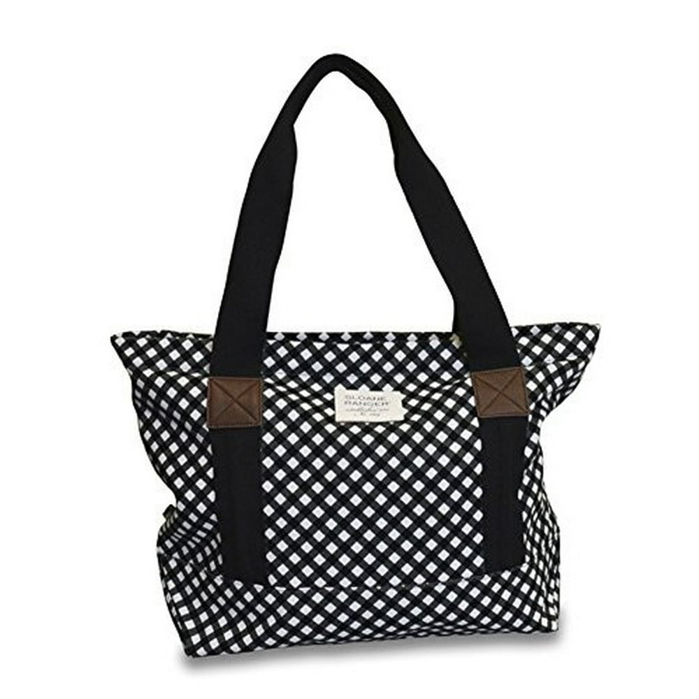 Sloane Ranger - Sloane Ranger - Gingham Tote Bag SRTA147 - Walmart.com