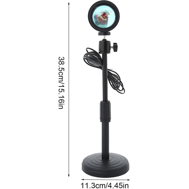 Luz de proyección LED, lámpara de pie para proyector de dormitorio, luz de estado de ánimo giratoria de ensueño, lámpara de pie LED para sala de estar, dormitorio con puesta de sol roja. Afortunado Sencillez