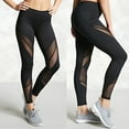 thumbnail image 4 of Minnieouse Polainas negras cómodas y respirables del entrenamiento de la aptitud diseñadas para las polainas activas del deporte de las mujeres Prendas para la parte inferior del cuerpo Negro L, 4 of 6