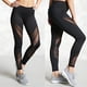 thumbnail image 5 of Qarigey Polainas negras elásticas y cómodas del gimnasio entrenamientos de la aptitud del entrenamiento de las polainas del deporte Prendas para la parte inferior del cuerpo Negro L, 5 of 6