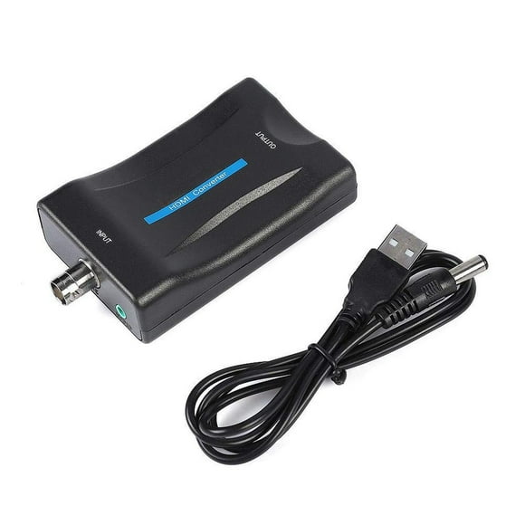 Zerone BNC to HDMI Converter Display HD 1080P/720P Video Adapter Surveillance Monitor for PS2, PS3,