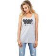 thumbnail image 2 of Thread Tank Mama Bee Women's Sleeveless Flowy Racerback Tank Top Sport Grey Small, 2 of 5
