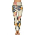 thumbnail image 2 of Bohemian Pattern High Waisted Leggings for Women No See Through Tummy Control Buttery Soft Yoga Pants for Workout Athletic Running, 2 of 6