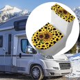 thumbnail image 5 of HELLHERO Sunflower Toilet Lid Seat Cover Soft Toilet Seat Cover Set & 2 Piece Elastic Edge Adjustable, 5 of 6