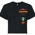thumbnail image 3 of Marvel Deadpool & Wolverine - Logo And Icons - Juniors Cropped Graphic T-Shirt, 3 of 5