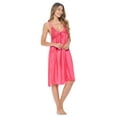 thumbnail image 3 of Casual Nights Women's Satin Lace Camisole Nightgown, 3 of 5
