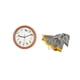 thumbnail image 5 of Reloj De Pared Con Diseño De Pájaro Cantor, Manta Tejida A Rayas, Decorativo, Para Colgar, Suave Y Cálido, Para Dormitorio, Sofá Cama Y Silla., 5 of 8