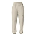 thumbnail image 6 of Women's Zippered Pocket Sweatpants, Elastic Waist Casual Lounge Pants with Side Pockets, Comfortable Pull-On Joggers for Home Wear and Daily Activities Beige L, 6 of 7