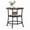 Rust Brown, variant on Gianna 2-Tier Round Side Table,Space-Saving End Table for Small Living Room & Bedroom,Rust Brown