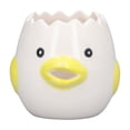 thumbnail image 2 of Egg Separator Ceramic Quick Separation for Easy and Efficient Egg White and Yolk Separation Hand Painted Cute Chick Shape Large Capacity, 2 of 8