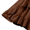thumbnail image 7 of LEKWK Medieval Dress for Women Puff Sleeve High Low Renaissance Dress Square Neck Corset Lace Up Ruffle Victorian Halloween Costumes, 7 of 7