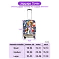thumbnail image 5 of Patriotic Beagle 4th of July Independence Paws Travel Luggage Cover Beagles Dog Lover Gifts Idea Suitcase Dust Protective Decor - 02010, 5 of 5