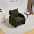 thumbnail image 2 of Gewnee Modern Sherpa Upholstered Accent Chair ,Leisure Comfy Single Sofa Chair for Living Room,, 2 of 12