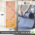 thumbnail image 3 of Esterilla de yoga Gaiam Premium con estampado de 6 mm, reversible, extra gruesa, 3 of 3