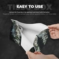 thumbnail image 5 of Lsque Floral Angelic White Wings Printed Long Tissue Box Cover Holder, Facial Paper Organizer Dispenser,Triangle with Bottom Belt, PVC Leather Decorative Organizer, 5 of 9