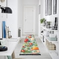 thumbnail image 4 of Yayeee Runner Rug for Bedroom 2'x6' Machine Washable Hallway Non Slip Mat, Green Floral Tomatoes, 4 of 8