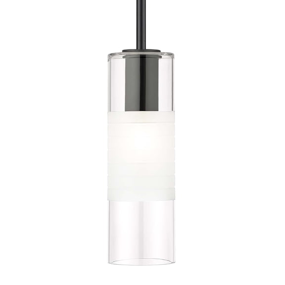 Z-Lite 824P-ROD-MB Alton 5" Wide Mini Pendant - Black