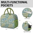 thumbnail image 4 of Sac à Lunch Artistique Ethnique – Design Rétro Paisley, Sac Isotherme pour Extérieur, 4 of 6