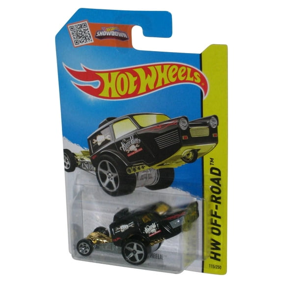 Hot Wheels Showdown HW Off-Road (2013) Black HW Poppa Wheelie Toy Car 115/250