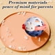 thumbnail image 5 of Sonajero de goma suave para bebés recién nacidos de 0 a 6 meses, con agarre para hombres y mujeres, de 1 año, para educación temprana, con martillos de arena., 5 of 5