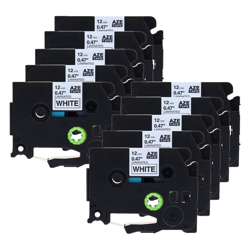 Details about   10x TZ231 TZe231 Black on White Label Tape for Brother P-Touch PT-P750W 1/2" 