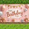 thumbnail image 7 of Yatrandify Decorative Design Happy Birthday to You Glitter Banner Balloon Decoration Party Backdrop for Birthday Party Indoor Decoration Photo Shoot, 7 of 7