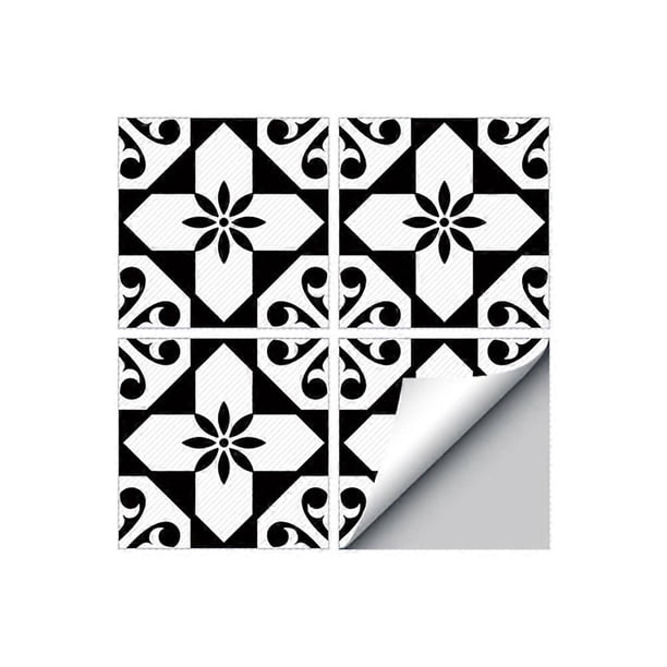 Thicken Self-Adhesive Tile Stickers Suitable For Living Room 30X30 Cm Waterproof 4 Pcs
