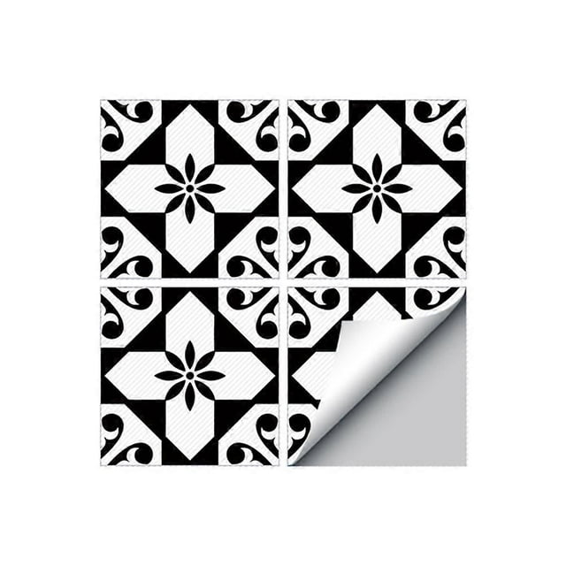 Thicken Self-Adhesive Tile Stickers Suitable For Living Room 30X30 Cm Waterproof 4 Pcs