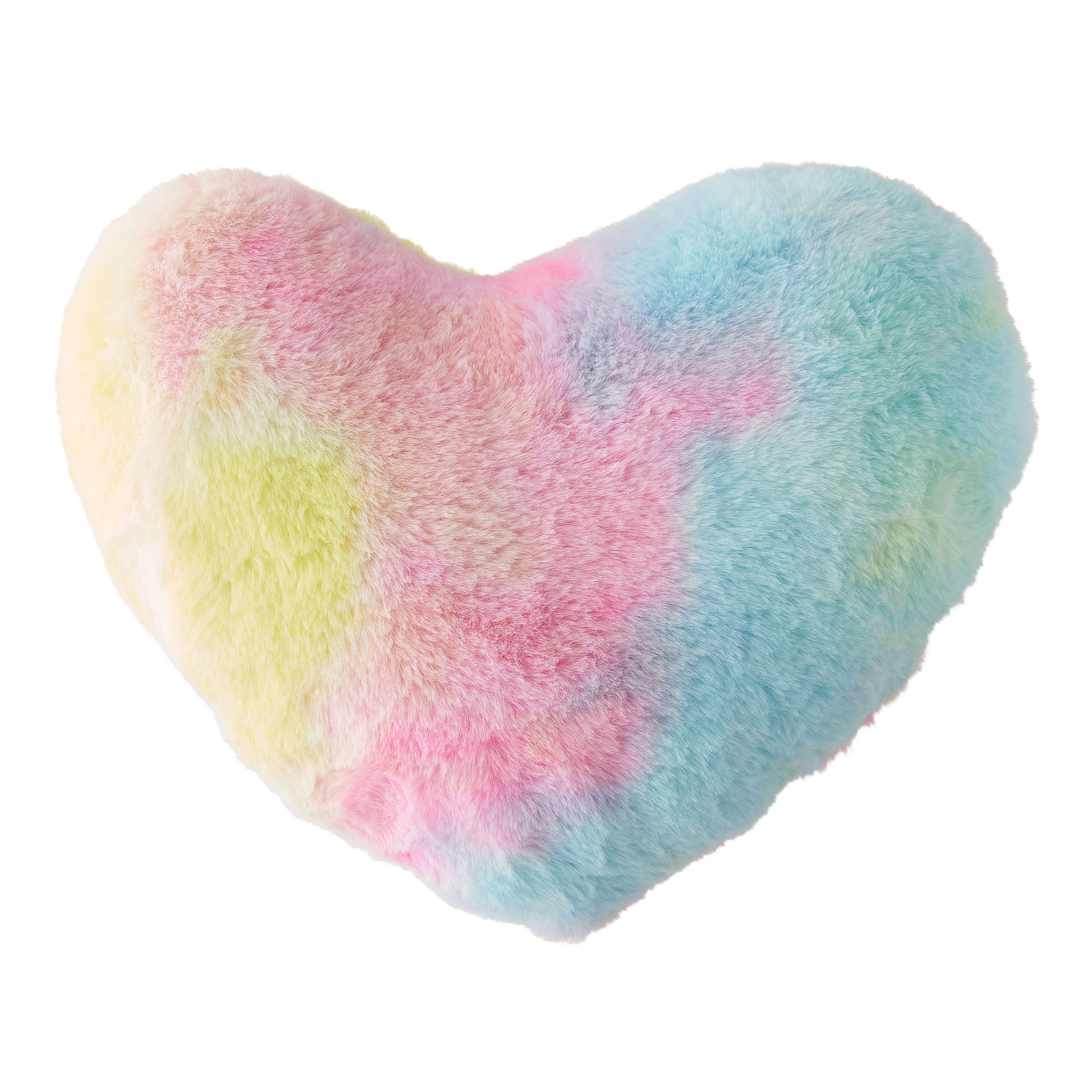 (2 pack) Parent's Choice Plush Tie-Dye Heart Shape Toddler Pillow, 1 count
