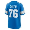thumbnail image 3 of Men's Nike Connor Galvin  Blue Detroit Lions Team Game Jersey, 3 of 6