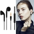 thumbnail image 2 of Auriculares intrauditivos con micrófono, auriculares con cable de 3,5 mm para smartphones iOS y Android, portátiles, MP3, juegos y Walkman, 2 of 5