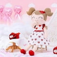 thumbnail image 3 of Gloveleya Baby Doll Baby Girl Gifts Soft First Baby Doll Plush Dolls Red Heart 16 Inches with Gift Box, 3 of 8