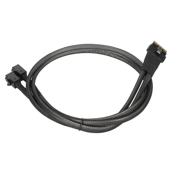 Cable, Strong Toughness High Speed 12 Gbps Data Mini Cable Stable Longer Service Life For Servers For Switches For Routers