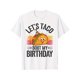 thumbnail image 1 of Camiseta divertida de fiesta mexicana: camiseta informal blanca de manga corta con gráfico de taco, sombrero mexicano y diseño de confeti, ajuste regular, lavable a máquina, impresión de buena calidad, 1 of 5