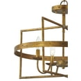 thumbnail image 3 of Cleo Semi-Flush Convertible Chandelier, 3 of 4