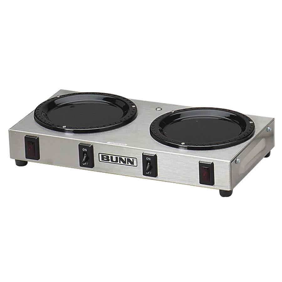 BUNN, BUNWX2, TwoStation Coffee Warmer, 1 Each, Stainless Steel