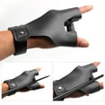 thumbnail image 2 of Archery Finger Protector Guard - Premium Leather Hand Protection Gear for Bow Practice, Adhesive Fastener, Compact Size 10.2x6.5 inches, Lightweight 1.4 oz, Black (Brown Optional) - Durable Anti-Hurt, 2 of 7