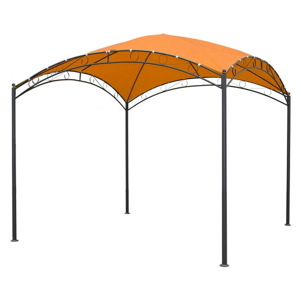 St. Kitts 3 Meter Square Dome Top Gazebo (38mm Steel Legs/19mm Cross Arch/180GSM Canopy