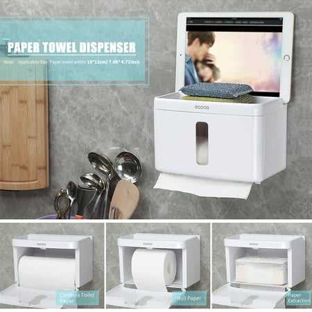 Ecoco Paper Towel Dispenser Wall, Bathroom Paper Towel Dispenser For Home