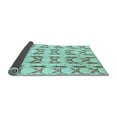 thumbnail image 2 of Ahgly Company Indoor Rectangle Abstract Light Blue Modern Area Rugs, 7' x 9', 2 of 4