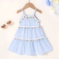 thumbnail image 4 of Younger Tree Baby Girl Dress Kid Summer Sleeveless Sling Princess Beach Dress Clothes for 2-3T, 4 of 8