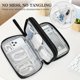 thumbnail image 5 of Bolsa organizadora de cables de viaje FYY Electronic, impermeable, negra, 5 of 7