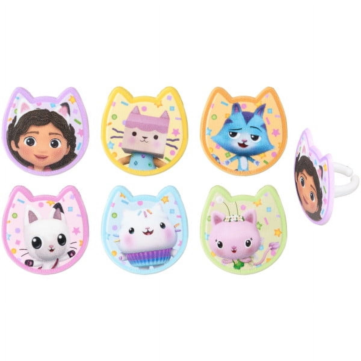 Gabby's Dollhouse Birthday Cake Topper, by DecoPac (12 Count)